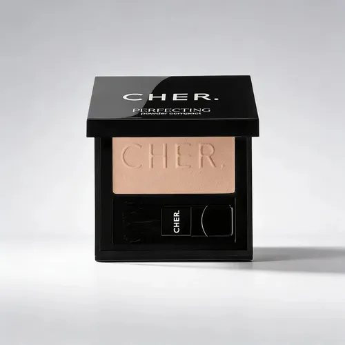 Polvo Compacto Hd Cher Perfecting Powder Compact Tono 3- Durazno