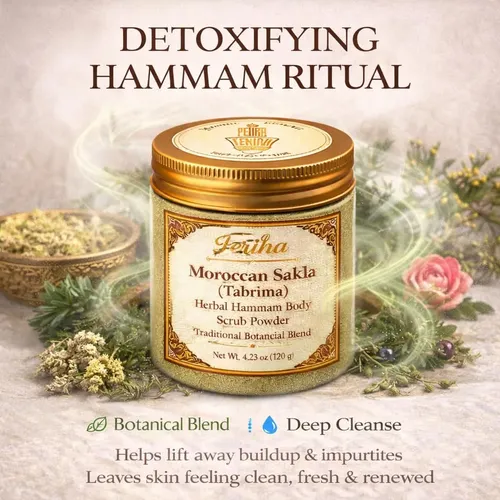 Exfoliante Corporal Feriha 120 G Moroccan Sakla Herbal Detox