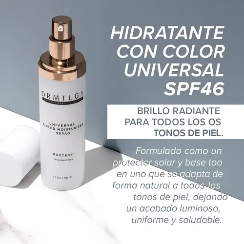 Protector Solar Facial Con Color Tono Claro Drtlgy Spf46