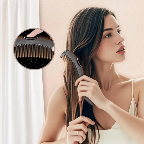 Peine Para Caspa Diseño Hueco Cabello Graso