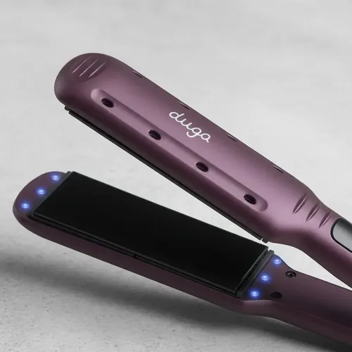 Planchita De Pelo Duga Sw-207 Color Bordo Metallic