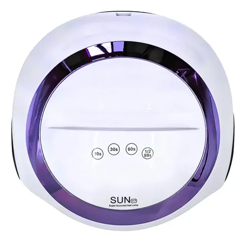 Cabina Uñas Led Profesional 168w Sun Y7 Apoya Celular Sensor Color Blanco