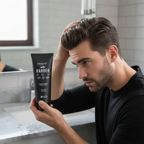 Gel Fijador Barber Primont 220g Fijación Fuerte