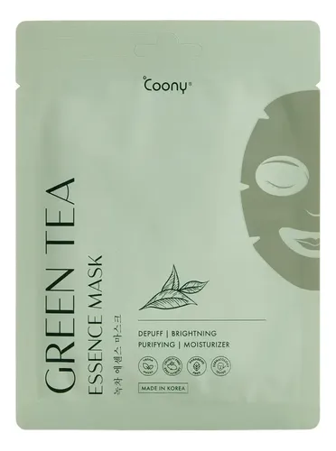 Mascarilla Facial Esencia De Te Verde Antioxidante Coony