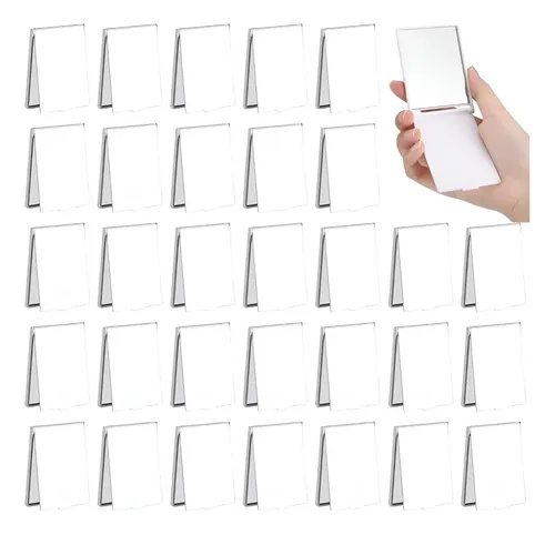 50 Piezas De Espejo De Bolsillo Plegable A Granel Mini C