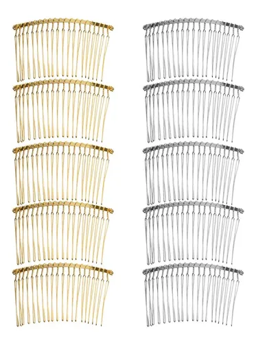 Peineta Para El Pelo, 10 Unidades, Accesorios Para Mujer, Ca