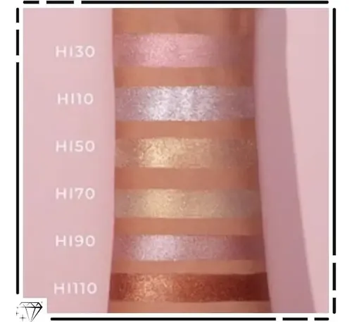 Iluminador Compacto Satinado Alta Pigmentacion Ruby Rose