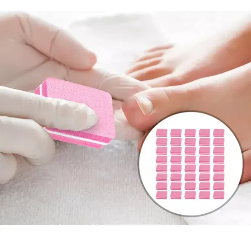 Nueva Mini Lima De Uñas Con Esponja, Doble Cara, 100