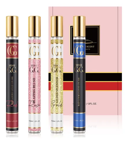 Set De 4 Perfumes Ofun, 35 Ml, Para Mujer, Con Aroma Floral