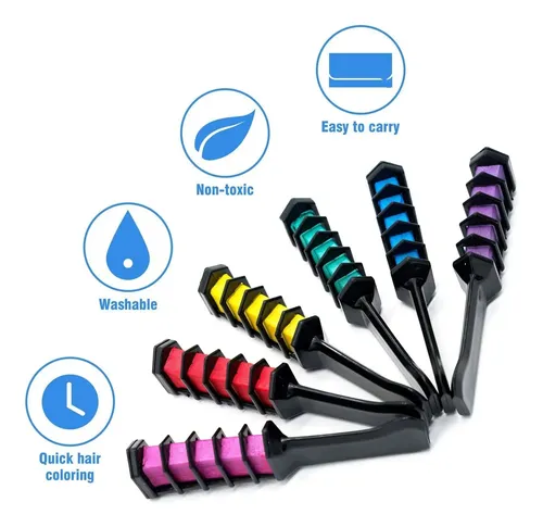 10 Peinetas No Tóxicas Para Teñir El Cabello Para Niños, Sim