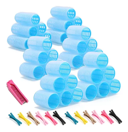 Juego De 49 Rulos Para Cabello Con Agarre Automático