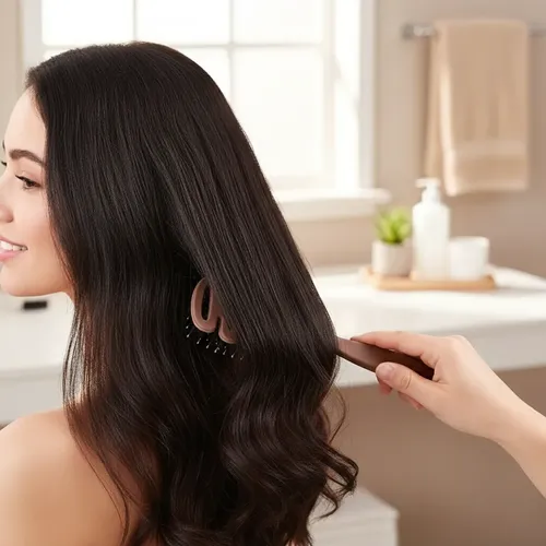 Cepillo Mujer Doble Función Pelo Suave