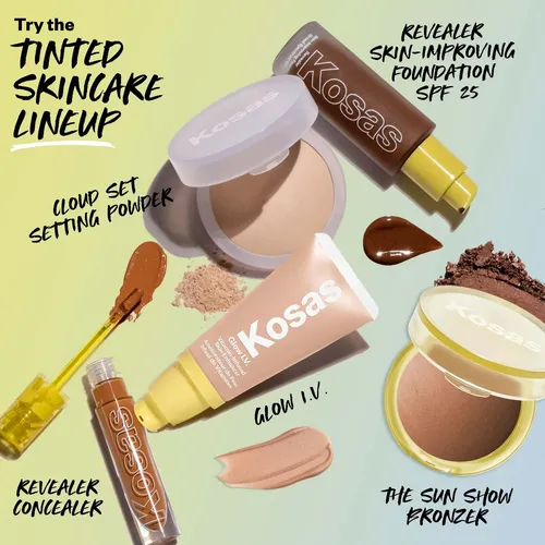Bronzer Kosas Sun Show Glowy Warmth, Vegano Y Playero, Sin T