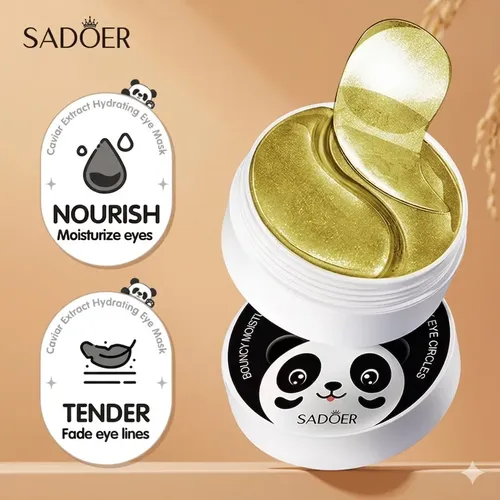 Parches Ojeras Anti Bolsas X60 + Mascarilla Coreana Glass