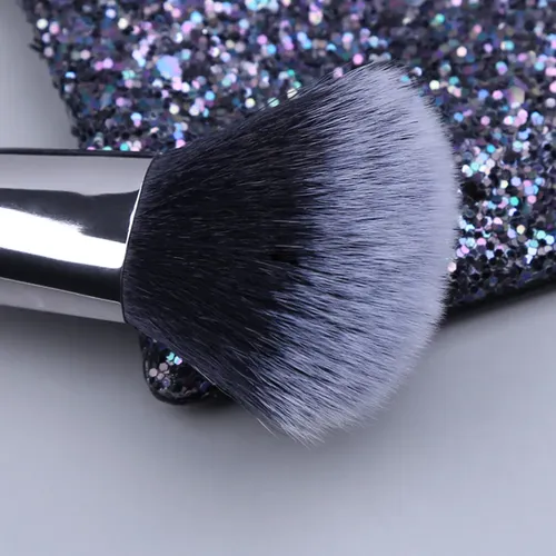 Set Portátil De Brochas De Maquillaje Mini Pebble Con Mango
