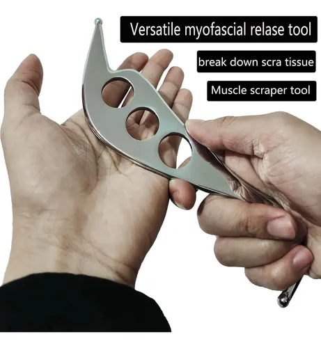 Set 6 En 1 Gua Sha Acero Inoxidable Masaje Corporal