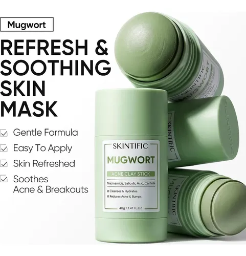 Set De Mascarillas Skintific Arcilla Alaska Mugwort 2 En 1