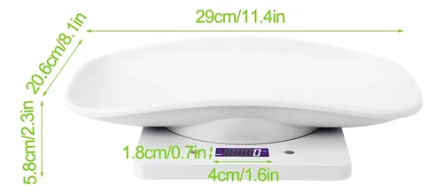Báscula Digital Para Mascotas 10kg 1g Báscula Multifunción
