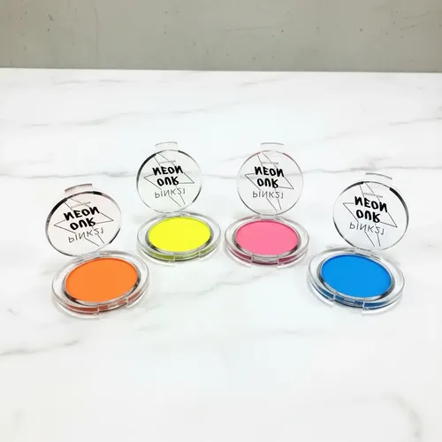 Set 8 Paletas De Sombras De Ojos Fluo Neon Pink 21