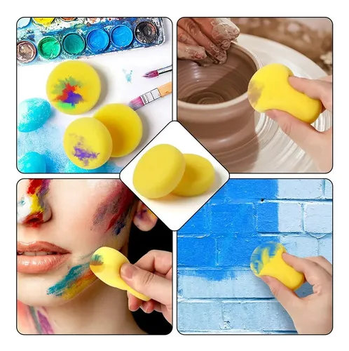 48 Piezas De Esponjas De Acuarela Para Pintura, Cerámica E I