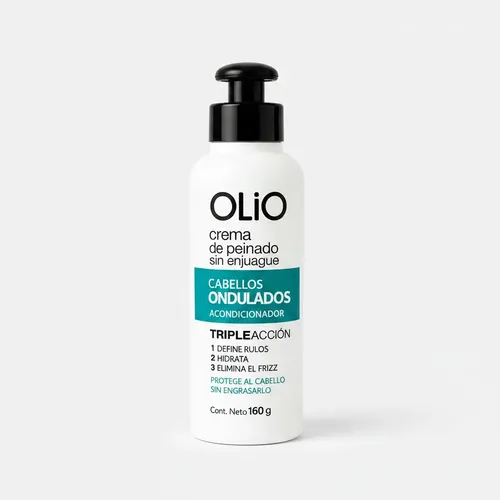 Crema De Peinar Olio Cabellos Ondulados Anti Frizz 160g