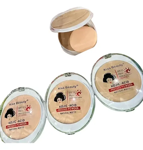 Polvo Compacto Ácido Kojico Natural Mate Spf 15 Tres Tonos