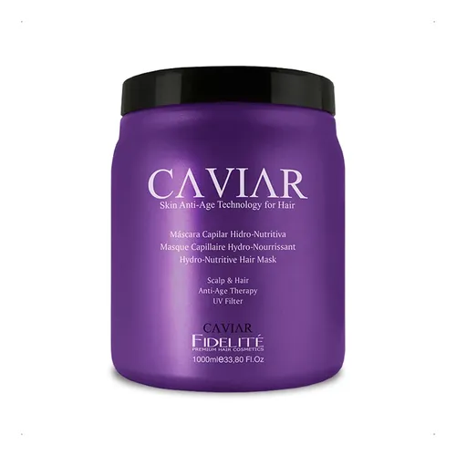 Kit 3 Máscaras Capilares| Argán Keratina Caviar 1kg Fidelité
