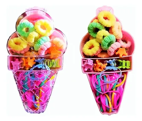 Set De Colitas Y Broches Para El Pelo- Infantil-souvenir.