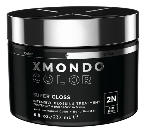 Tintura De Cabello Vegana Xmondo Soft Black 2n Con