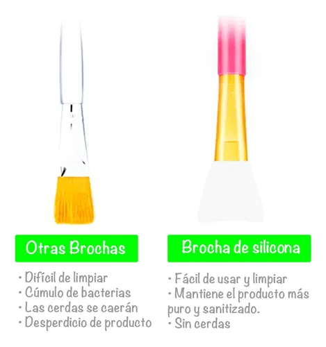 Aplicador Brocha De Silicona Maquillaje
