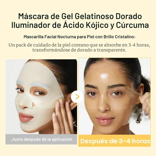 Medicube Kojic Acid Turmeric Gold Mask Illuminadora Coreana