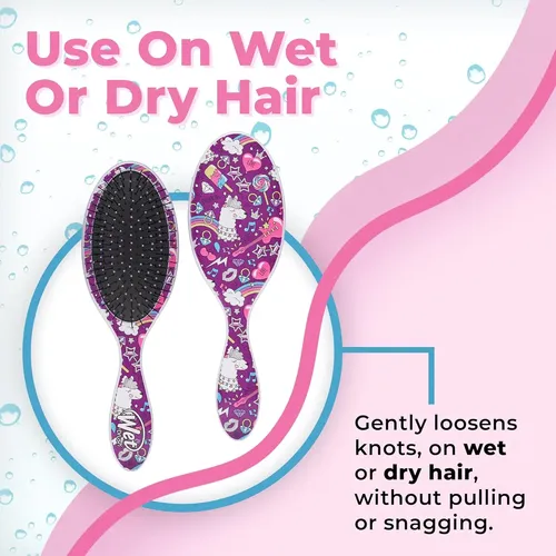 Cepillo Wet Brush Detangler Pro Llama. 22cm