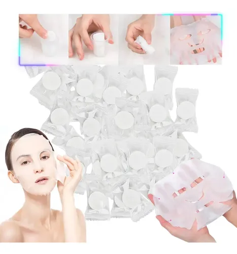 Mascara O Mascarilla Facial Pastilla Comprimida X 50 Unidade Tipo De Piel
