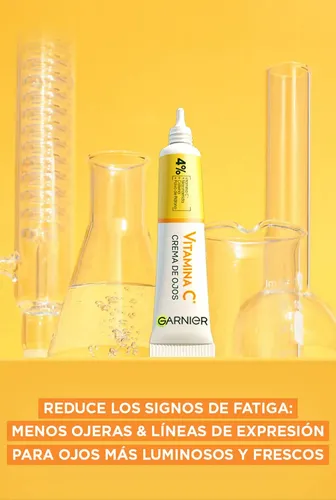Garnier Exp. Aclara Crema Ojos Vit. C 15ml Antiojeras