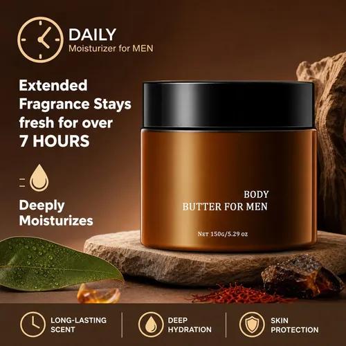Crema De Cuidado Corporal Para Hombres Con Colonia, Hidratac