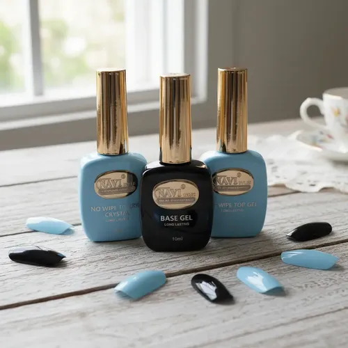 Top Coat Base Coat Cristal Navi Esmalte Semipermanent 10ml