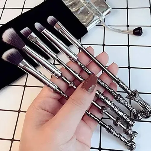 Kit Set 6 Brochas Pinceles Profesional Make Up Harry Potter