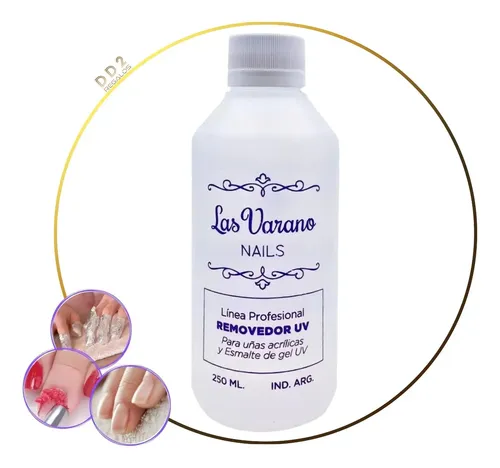 Removedor Para Uñas Semipermanentes Las Varano 250ml
