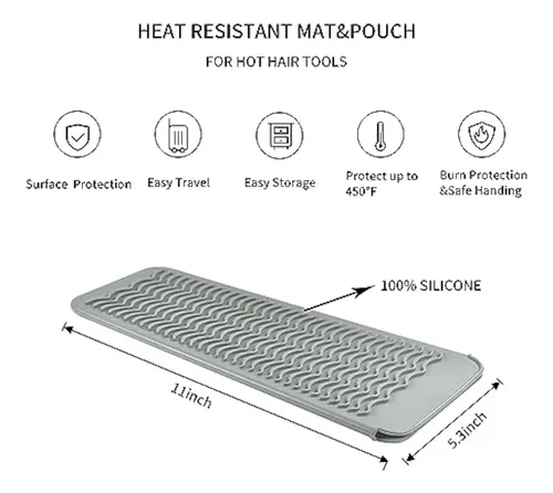 Bolsa De Viaje Resistente Al Calor Para Alisadores