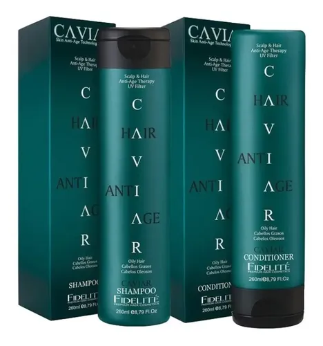 Shampoo Y Acondicionador Cabellos Grasos Fidelite X 260 Ml