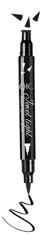 Eyeliner Con Sello De Ala Negro, Resistente Al Agua