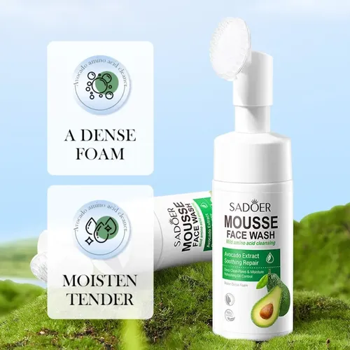 Espuma Limpiador Facial Con Palta Y Aminoacidos 120ml Sadoer