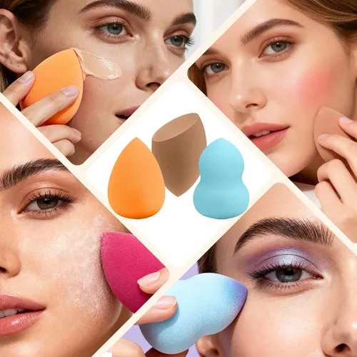 Set De Esponjas De Maquillaje Qsdywlyd 15 Piezas Sin Látex R