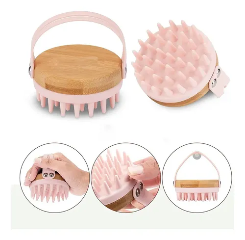 Nuevo Cepillo De Madera Para El Cuidado Del Cabello Húmedo Y