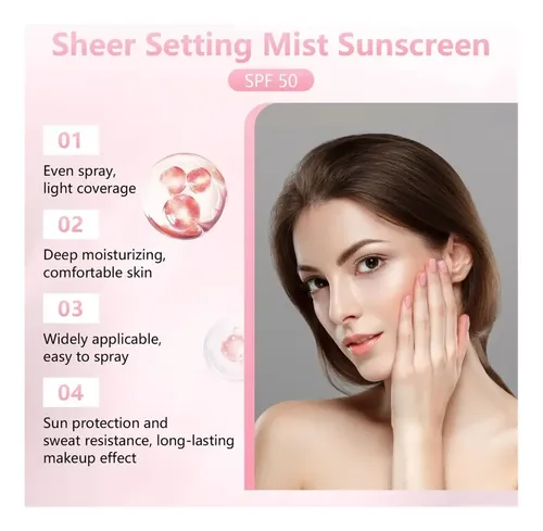 Protector Solar Sunglaze Sheer Setting Mist Fps50 Constituir