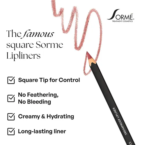 Lápiz Labial Delineador Sorme Smearproof Earth 0.06 Oz
