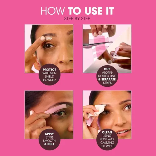 Cintas De Cera Para Cejas Nad’s – Kit Completo 6 Cintas