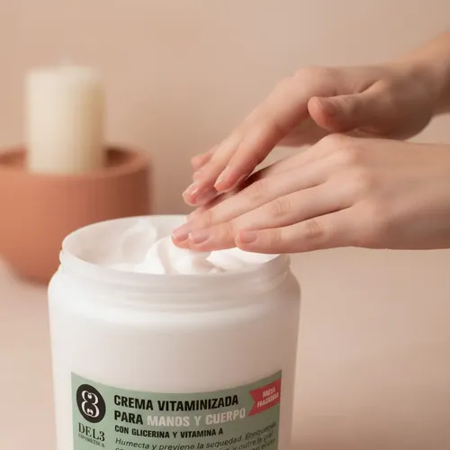 Crema Vitaminizada Para Manos Y Cuerpo Del3 X Kilo
