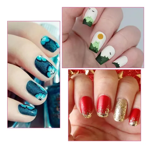 Set 5 Herramientas Silicona Uñas Colores Nail Art