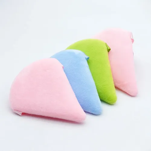 Pack 4 Esponjas Triangulares Mely Maquillaje Colores Puff Cotton Veganas